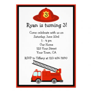 personalized_red_fire_truck_birthday_party_invite ...