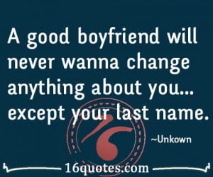 good boyfriend quotes