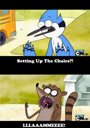 Regular Show Set The Chairs