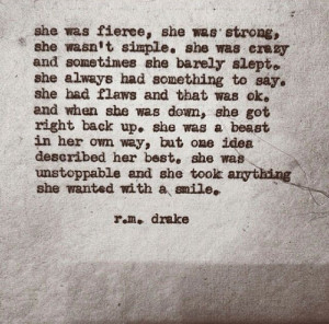 Rm drake i like his poems/quotes
