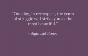 Sigmund Freud quote about thinking positive
