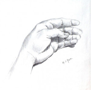 Pencil Drawing Hands
