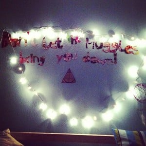 room#quote#harrypotter#xmaslights#dreamcatcher#above#my#bed Web ...