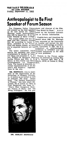 NATURAL SUPERIORITY OF WOMEN ASHLEY MONTAGU