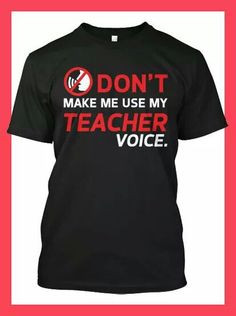 Teacher voice More