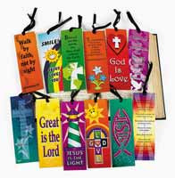 bookmarks with ribbons religious sku 3662 religious bookmarks ...