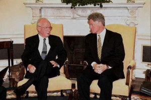 President Bill Clinton and Israeli P.M. Yitzhak Rabin, 1995 (Photo ...