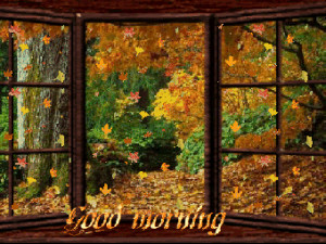 Fall Good Morning Gif Photo