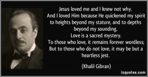 More Khalil Gibran Quotes