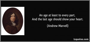 More Andrew Marvell Quotes
