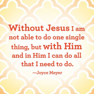 In Christ, we are more than conquerors.