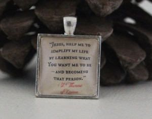 St. Therese de Lisieux Quote Jesus, help me to simplify Christian ...