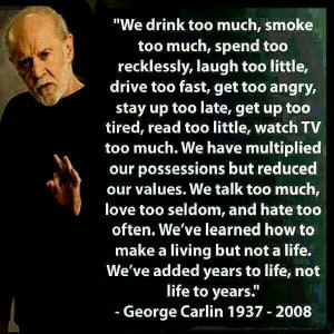 George Carlin. Rip