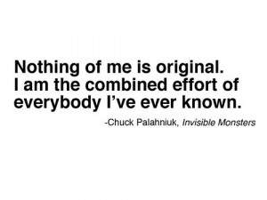 Chuck Palahniuk, Invisible Monsters.