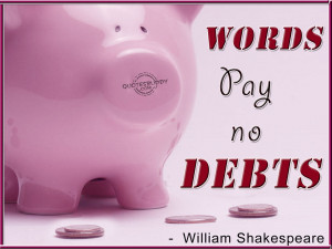 Debt Quotes Graphics, Pictures