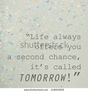 ... Called Tomorrow / Inspirational Motivational Quote Background - stock