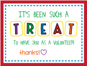 YUMMY {& easy} parent volunteer gift!