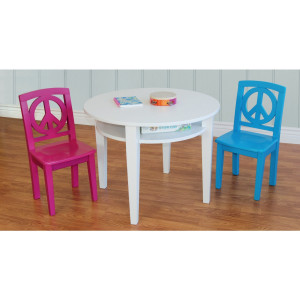 Peace Round Game Table Set
