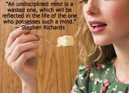 ... author Stephen Richards gives a quote about the undisciplined mind