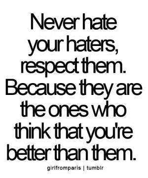 Rhyme Quotes About Haters