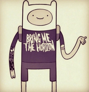 the human Adventure Time piercing cartoon tattoos Bring Me The Horizon ...