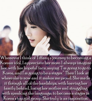Kpop Quotes Snsd Kpop confessions #tiffany