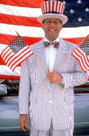 Flag waver in movie Breakfast of Champions