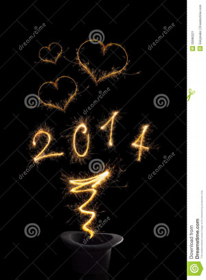 Magical New Year Stock Image