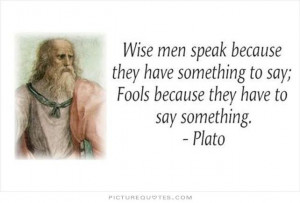 Wisdom Quotes Fool Quotes Plato Quotes