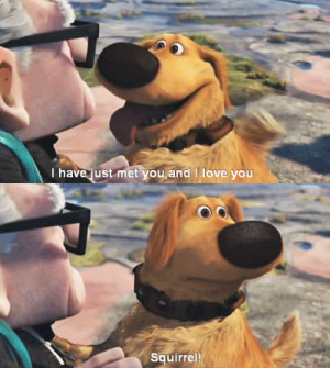 Soon after I watched UP, I was in a meeting with my boss and a ...