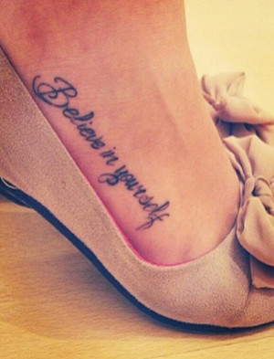 Cool Tattoo Design Ideas beautiful romantic foot tattoo quotes