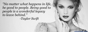 Taylor Swift Quote 618 Facebook Cover
