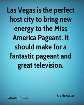 Las Vegas is the perfect host city to bring new energy to the Miss ...