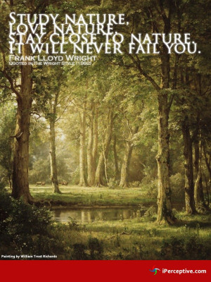 Study nature, love nature...