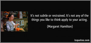 Margaret Hamilton Quote