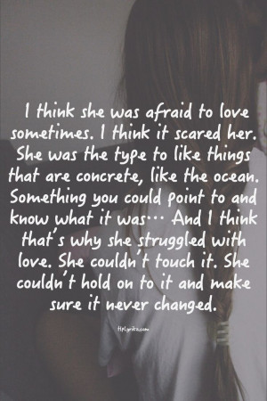 : Afraid of Relationships Quotes Afraid to Love Again Quotes Quotes ...