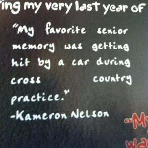 Quote From School Yearbook Favorite Senior Moment Was