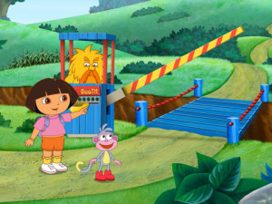 Dora the Explorer Troll Bridge