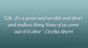 Cecelia Ahern Quote