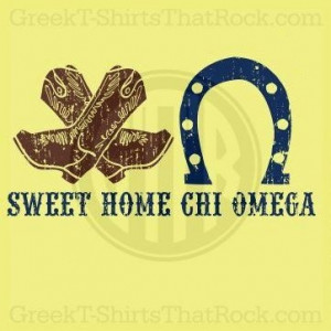 Sweet Home Chi Omega. Buy your sorority bid day, recruitment, and ...