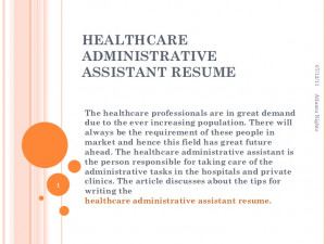 Administrative Assistant Cover