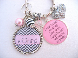 Sister In Law Poems Bff keychain sister in law