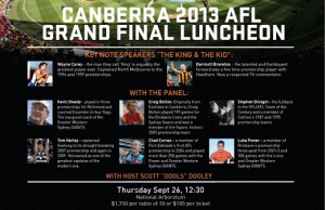 Canberra 2013 AFL Grand Final Luncheon