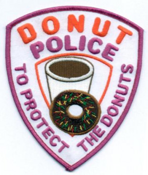 ... and news stories about police officers who enjoy donuts from the