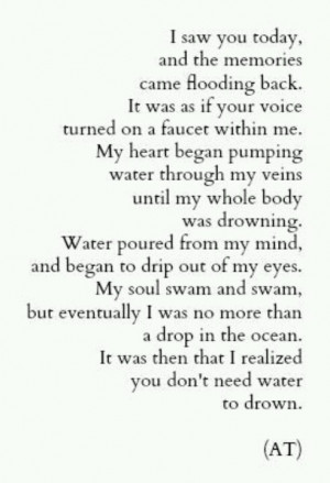 You don't need water to drown