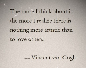 Vincent van Gogh Quote