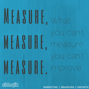 Measure, measure, measure. What you can't measure, you can't improve