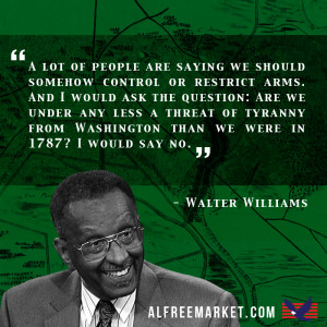 Walter Williams 2nd Amendment Quote
