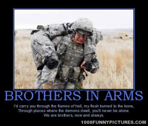 Brothers in arms – Demotivational Posters