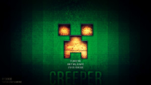 Minecraft Creeper FULL HD by BoarderSeven